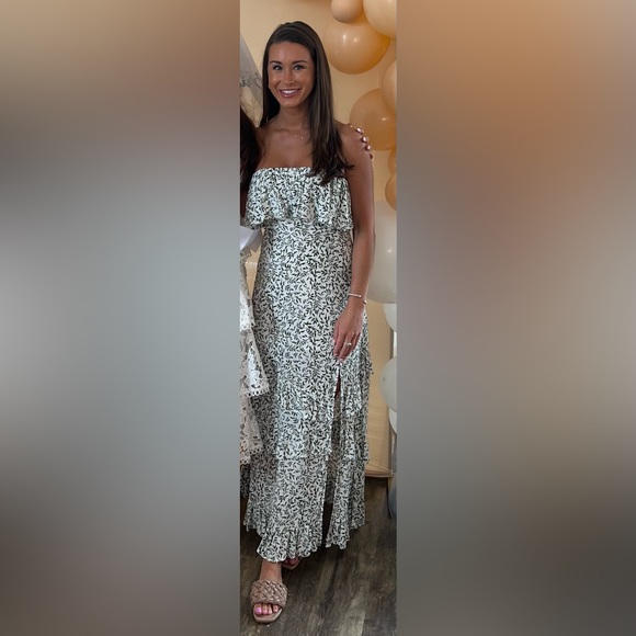 Hello Molly Carnaby Maxi Dress White Size XS - Picture 9 of 9